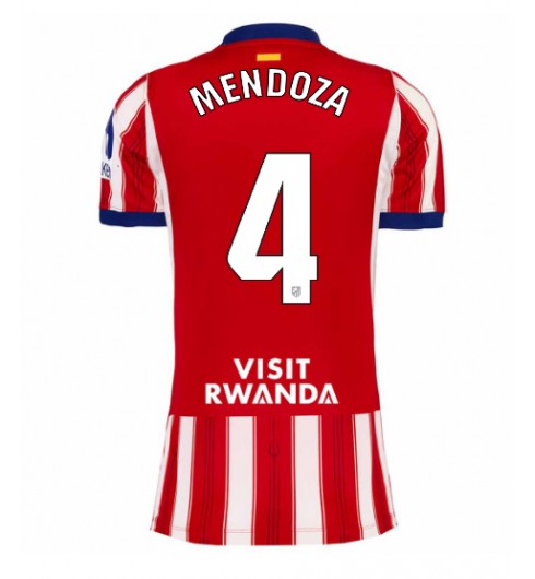 Atletico Madrid Rodrigo Mendoza #4 Kotipaita Naisten 2026-27 Lyhythihainen Atletico Madrid Rodrigo Mendoza #4 Kotipaita Naisten 2026-27 Lyhythihainen